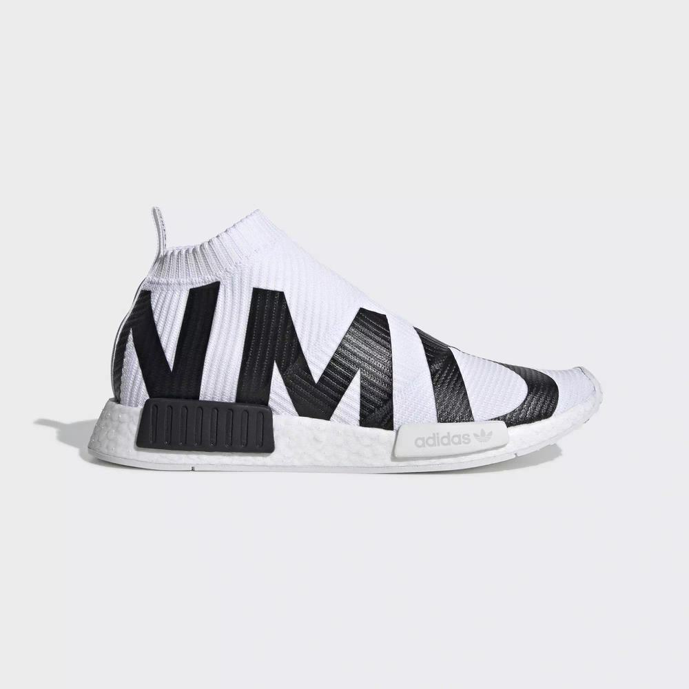 Adidas NMD CS1 Primeknit Tenis Blancos Para Hombre (MX-58040)